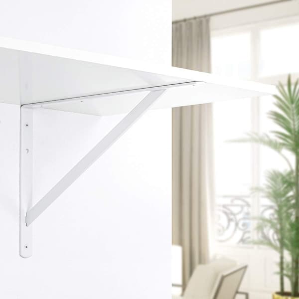 Kraftig hylle - 2 stykker - Veggmontering - Athena - Dybde 300mm -