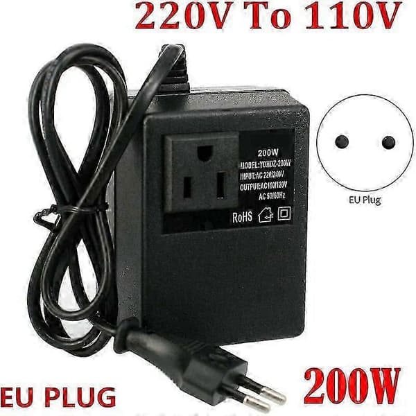 Dciustfhe Spænding: 200 W Transformer: 220 V til 110 V Europæisk stik.