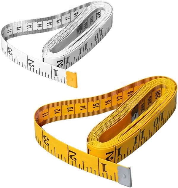 2-pack Thick Fabric Measuring Tape, 300cm Soft, Sewing, Weight Loss
