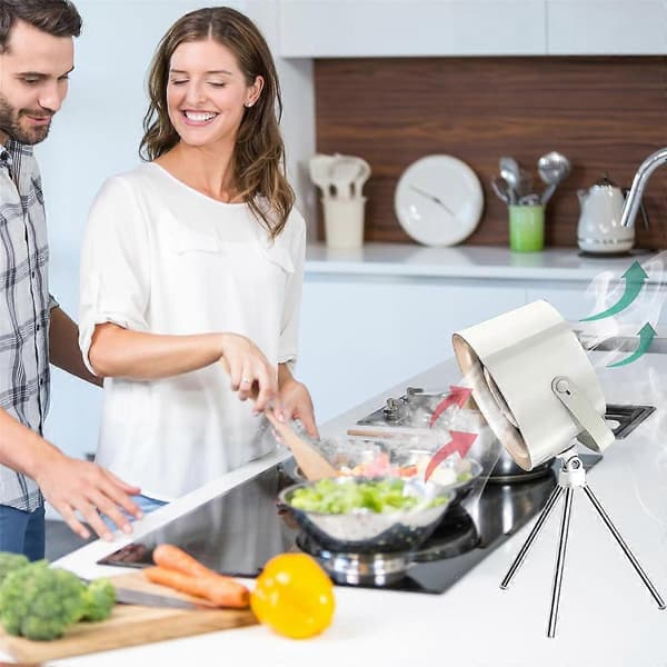 Portable Range Hood with 3 Speeds, for Cooking, Detachable -B