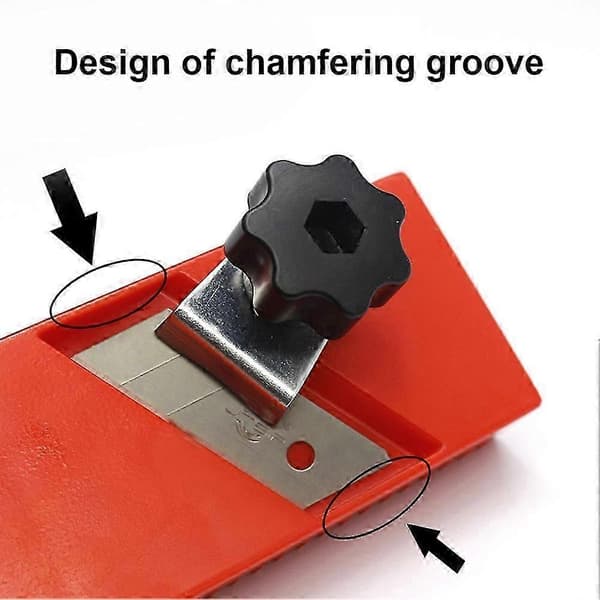 Woodworking Planer Manual Drywall Wood 45 Degree Carpenter Chamfer Tool QinHai