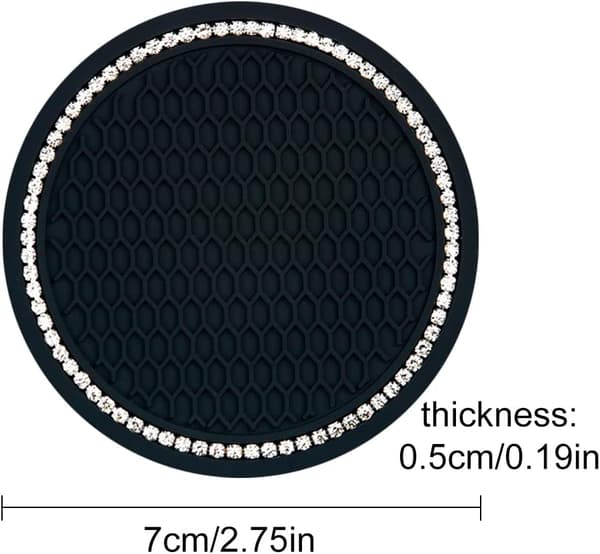 Bling Bling PVC bilunderlag, 2 stk, selvavløpende