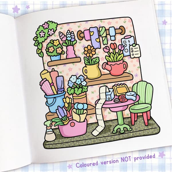 Myshörnan: En lugn och tröstande målarbok COZY CORNER