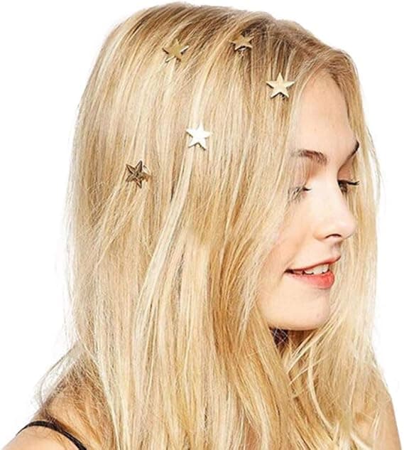Superstar Hårklämmor för Kvinnor Brudklänning Hårnålar Bröllop Hårklämmor Boho Håraccessoarer (5-pack)
