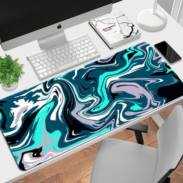 Middels Musematte Forlengelse Gaming Musematte Tastatur Mus Style2