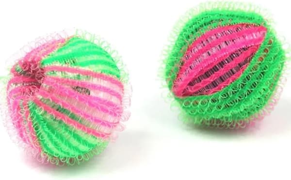 6 stk genanvendelige anti-fnug anti-hår spraybolde til vaskemaskine