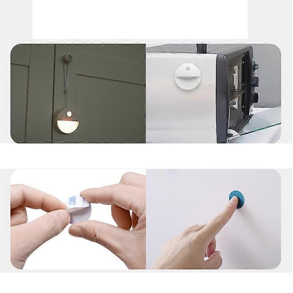Natlampe med bevægelsessensor, LED-natlampe Varmt lys