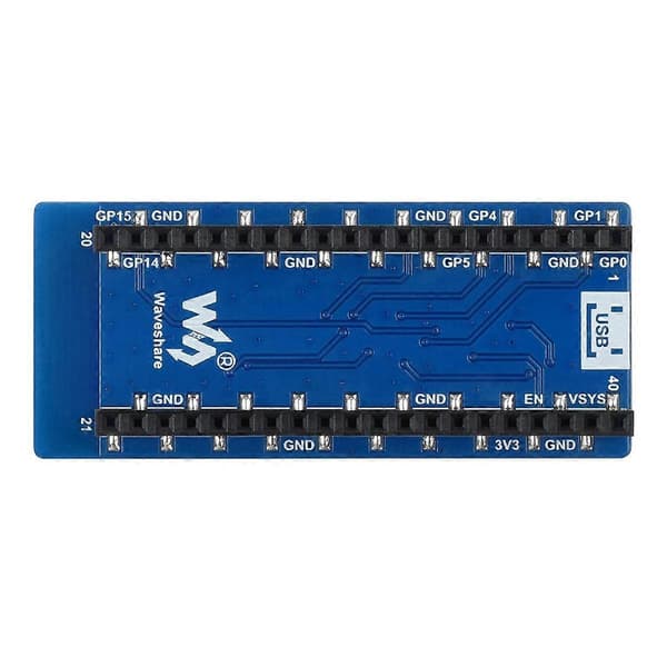 ESP8266 WiFi-moduuli Picolle, laajennusmoduuli ohjattavissa UART AT:n kautta
