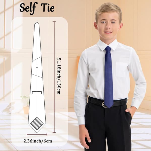 Drenge slips til skole/eksamen/afslappet marineblå - Navy