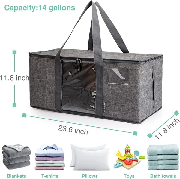 Förvaringsväska under säng byrå storlek, 2-pack