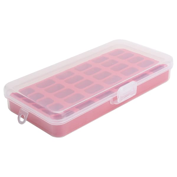 Bobbin Storage Box Organizer Hanging Clip-on Sewing Craft Plastic Case 30 Compartments