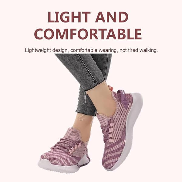 Verneskosko Dame Lette Ståltåhette Beskyttelse Vernesko Komfortable Pustende Arbeidssko 38 EU Rosa 38 EU Rosa 38 EU Pink 38 EU