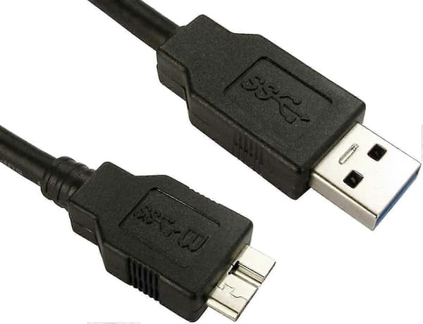 Højkvalitets - USB 3.0-kabel til Western Digital/wd/seagate/clickfree/toshiba/samsung bærbar harddisk - USB 3.0 A/micro-B-kabel (2m)
