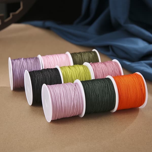 (180m) 1mm Nylon Handstickningsgarn för DIY Halsband, Smycken Ma