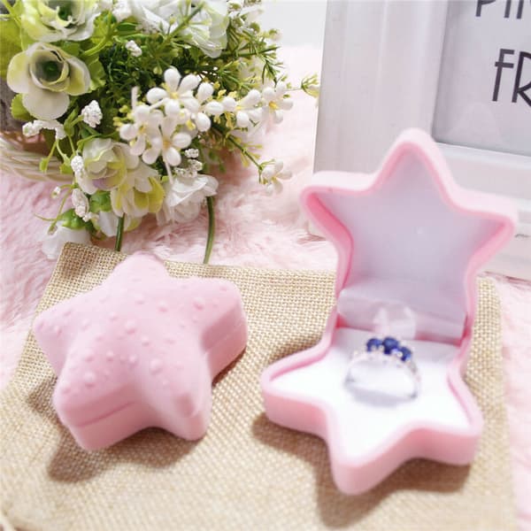 Wedding Ring Boxes in Multiple Styles, Earring Packaging, Necklace Holder, Velvet Jewelry