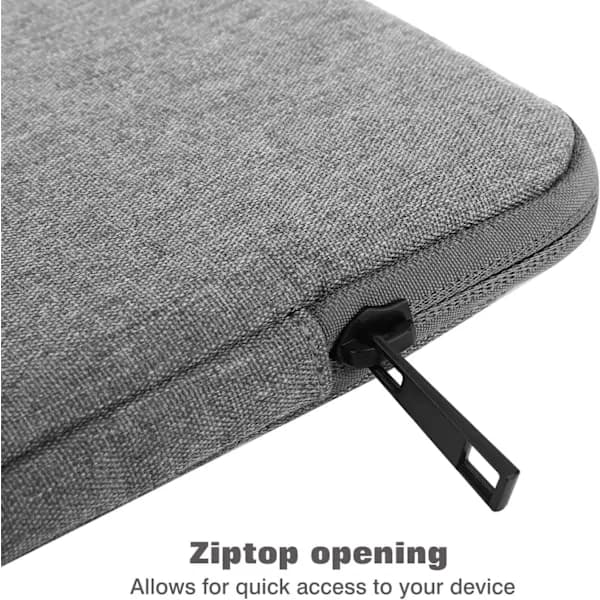 Tabletfodral til 9-11 tommer, passer til nye 11-tommer iPad Pro M4/iPad Air M2 2024, iPad Air 5/4/3 10,9  \"/10,5  \", iPad Pro Lysegrå
