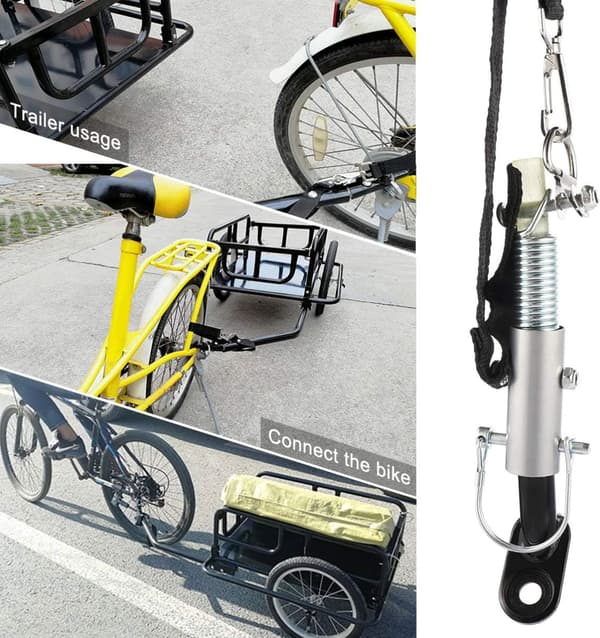 Yleiskäyttöinen polkupyörän peräkärryn kytkin