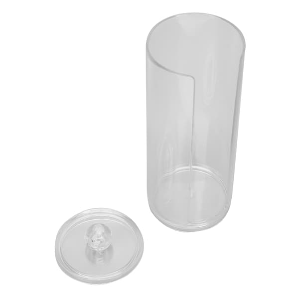 Bomullspads Dispenser Beholder Transparent Bomullspads Organizer Sminke Bomullspads Holder