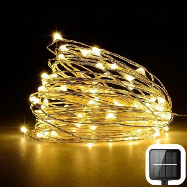 Solar String Lights 22M 200 LED Waterproof Outdoor Solar String Lights 8 Modes Decorative Lights for Garden Patio Yard Home Christmas Wedding Party