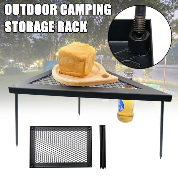 Sammenleggbart bålstativ Kraftige campinggriller Campingtillbehør for BBQ