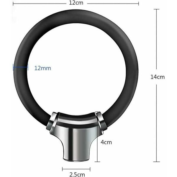 Bicycle Wheel Disc Brake Lock Portable Steel Cable Anti-theft Ring Lock
