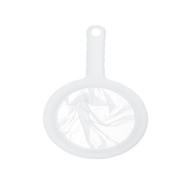 Space-Saving Design Nylon Strainer Spoon, Wide Use in Cooking and Beverage Preparation, Heat-Insulating Handle for Safe Handling