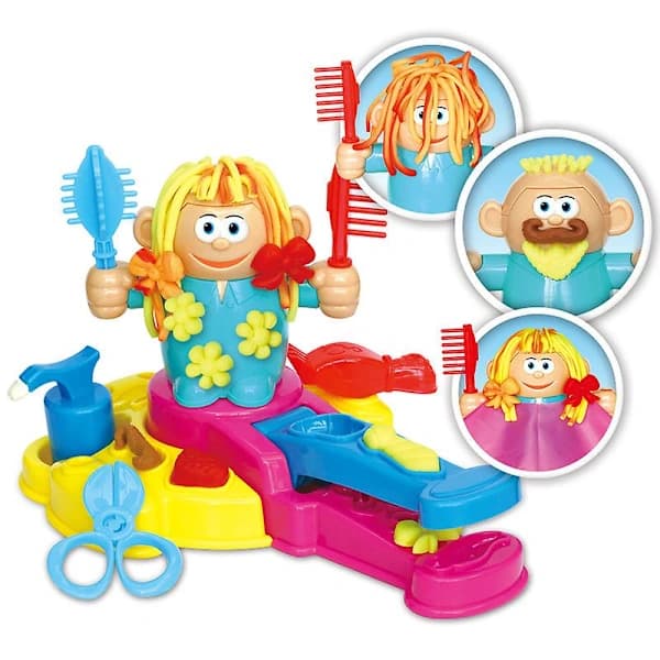 Play-Doh Crazy Barber Shop Set - Frisörsalongsleksak för barn