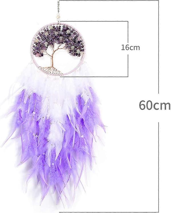 Dream Catcher, Large Handmade Feather Mobile Wall Decoration Bedroom Dorm Decoration