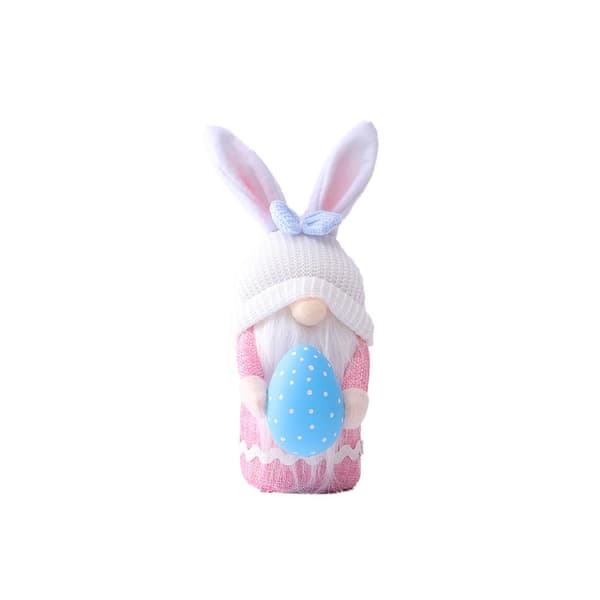 Easter Plush Toy Rabbit Egg Home Decor Dwarf Elf Dolls Household Ornaments Gift for Kids Adults