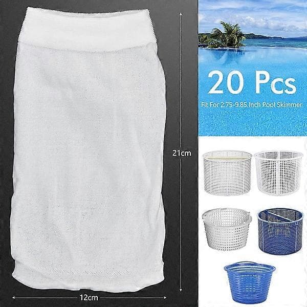 20 st Pool Skimmer Strumpor Pool Skimmer Strumpor Pool Filter Strumpor för