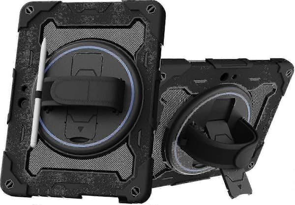 Case for Surface Go 3 2021, Case for Surface Go 2 2020, Case for Surface Go 2018, Heavy Duty Shockproof Case with Screen Protector, Rotating Handle Stand
