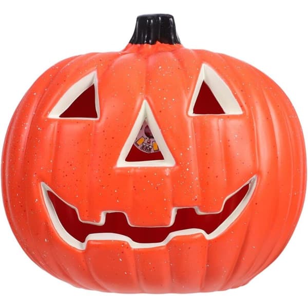 Halloween Pumpkin Lantern Lights Up Unbreakable Pumpkin Shape for Indoor or Outdoor Use