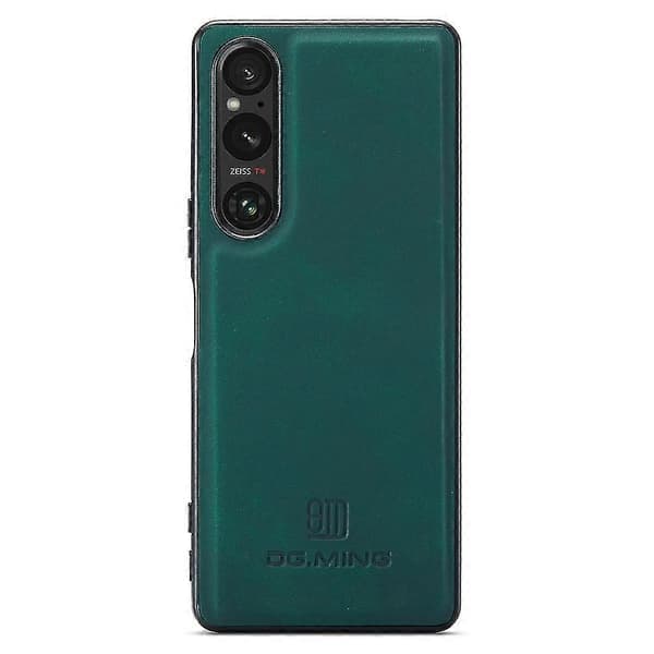 Fodral till Sony Xperia 1 V Anti-scratch PU-läder + PC + TPU-telefonfodral Grön