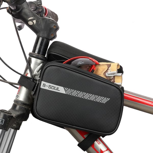 Cykelstyr taske med telefonholder