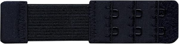 Sæt med 3 Bløde Komfortable BH-forlængere 2 Kroge, 10cm x 2.5cm