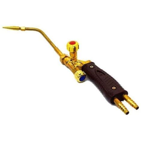 39 cm Welding Torch for Acetylene/Oxygen - Injection Molded Design for Oxygen/Propane - High Quality Copper - Heat Resistant - H01-6