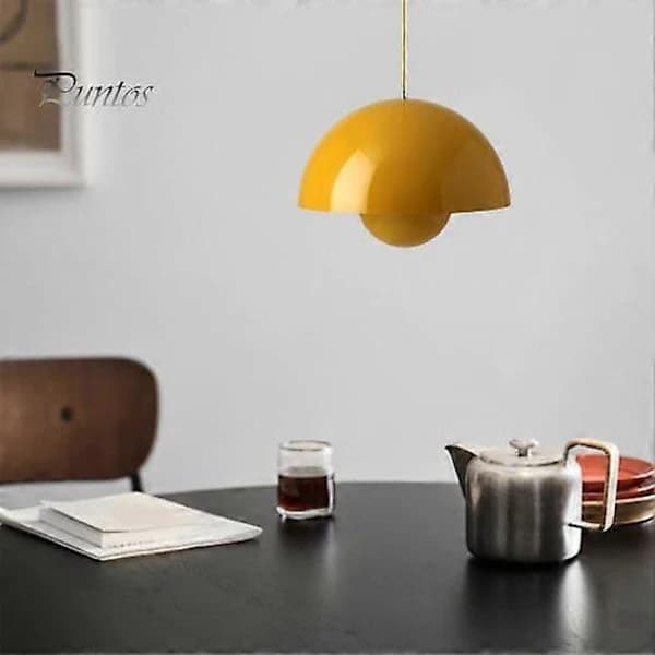 Simple Flower-shaped Lampshade Small Chandelier Adjustable Cable Length Three Light Colors Modern Globe Kitchen Dining Room Ceiling Light White