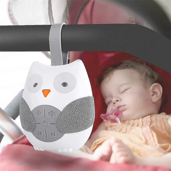 Portable White Noise Machine for Baby Sleep, Music Player with Hanging Strap