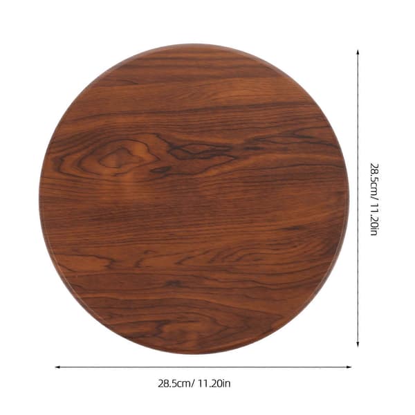Round Stool Wooden Board Replacement Smooth Wooden Stool Surface Wooden Stool Top Part_tfrf