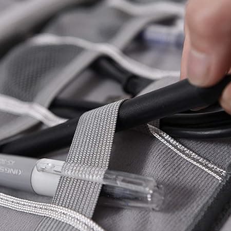 (Sort) Tilbehørstaske Rejse Elektronisk tilbehør Organizer