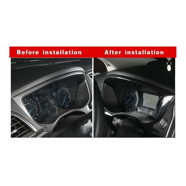 Fiber Dashboard Ram Trim Panel Cover til Mondeo 2013-2018 (Venstrestyret)