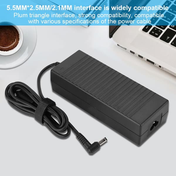 120W 12V10A 5.5*2.5/2.1MM Interface Universal Strømadapter 100-240V (AU-stik)