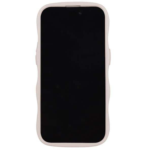 Kompatibelt deksel for iPhone 15/14/13 Bølgete Lys Beige{sl}