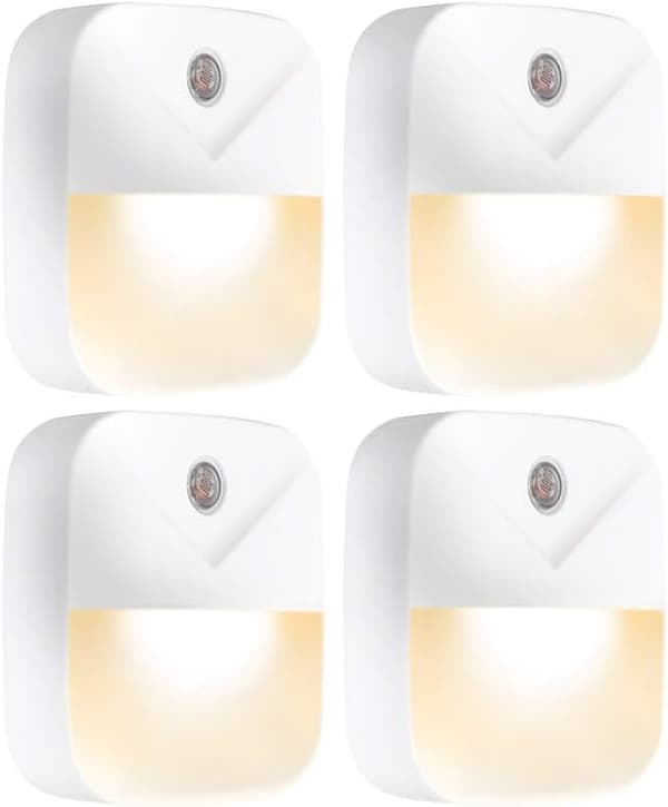 LED-nattlampa - Väggkontakt - Super Smart Skymningssensor AC