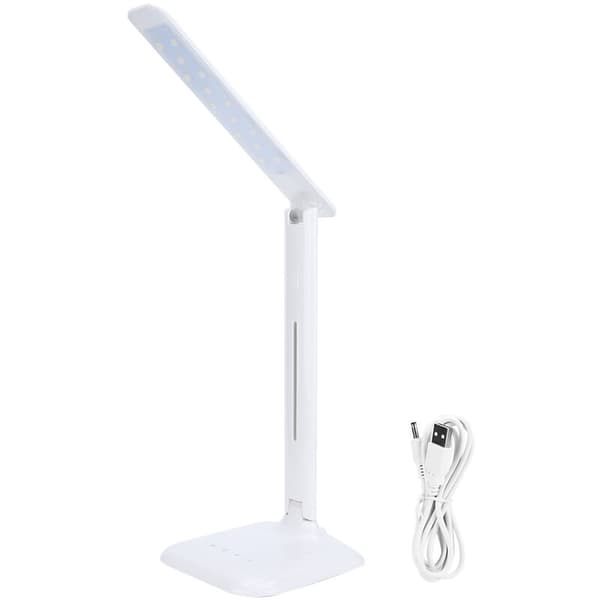 LED-bordlampe dimbar USB-ladeport 5 lysmoduser leselampe