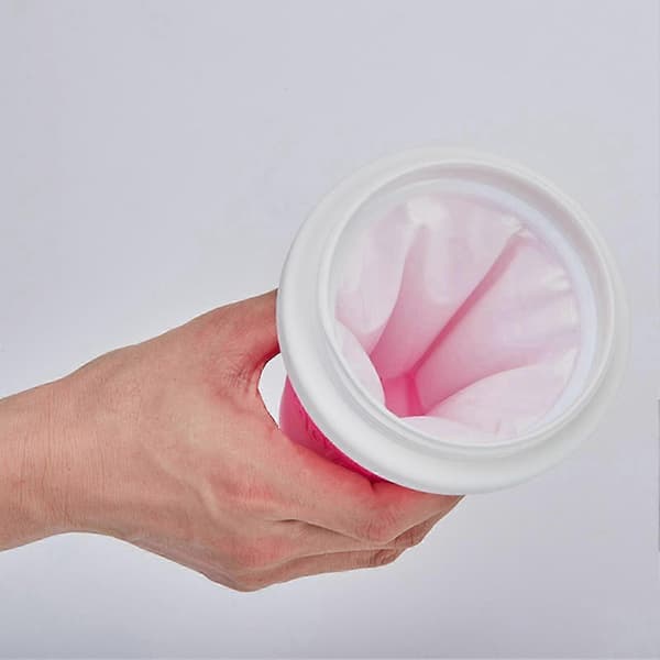 Smoothie Cup Eco-Friendly Double Layer Silicone Slushy Ice Cream Maker For Home