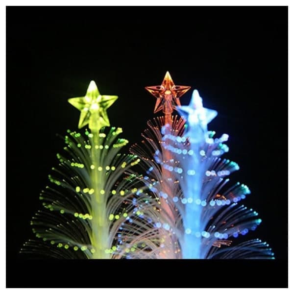 Lysende mini LED juletre Hvit