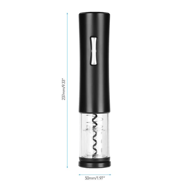 Electric Automatic Wine Bottle Opener With Foil Cutter Corkscrew Black/Red Red Red