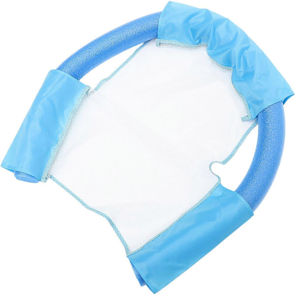 Swimming Floating Pool Chair Net Rectangular Shape Pool Accessory Summer 1 Set