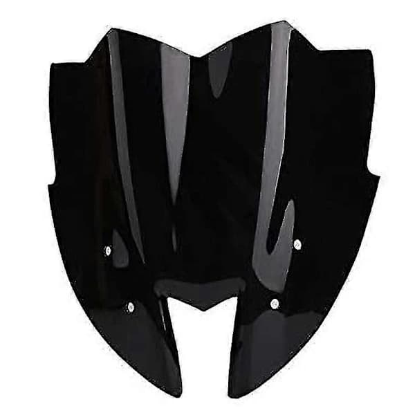 Motorcycle Black Windshield Visor Compatible with Kawasaki Z800 2012-2016